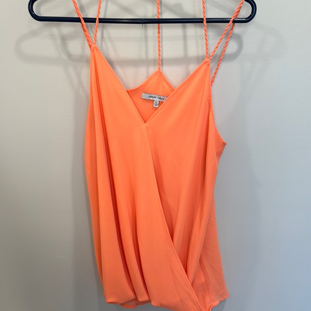 Orange strappy top